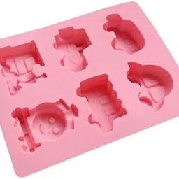 Silicone 6 Cavity Car Jeep Bus Thomas Train Shapes Soap Making Silicone Mould Fondant Chocolate Resin Clay Candle DIY Kitchen Baking Mold (Output Weight :45-50 Grams) (Pack of 1) JKB-344 image 2