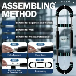 EARTHCONE U-Shaped Twister Arm Trainer for Men & Women Shoulder, Chest and Upper Body Arm Strength Training Fitness Equipment and Wrist Training(1Pcs) image 1