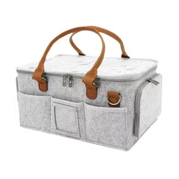 ecomistiq ECOMISTIQ® Diaper Tote Bag Nappy Bag for Outdoor Activities Travel Shopping|Baby | Strollers & Accessories | Stroller Accessories image 2