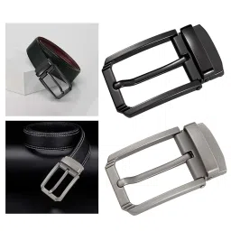 ecomistiq ECOMISTIQ® Metal Belt Buckle for 33mm-34mm Belt Replacement Mens Luxury Pin Belt Buckle Black|Clothing Shoes & Accessories| Mens Accessories | Belt Buckles' image 1
