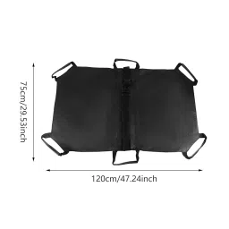 Meadawgs®Pet Transport Stretcher Portable Emergency Rescue Animal Litter Animal Mover Black|Pet Supplies | Dog Supplies | Health Care |1 Pet Transport Stretcher image 1