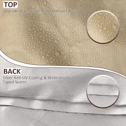 Patio Furniture Covers Waterproof, 3-Seater Outdoor Sofa Covers Heavy Duty with Air Vent Fits up to 79W x 37D x 35H inches image 2