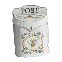 ECOMISTIQ®Embossed Wall Mounted Mailbox Hanging Post Box Mail Drop Box for Garden Door|Home & Garden image 4