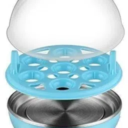 SHOPASTIQ Egg Boiler Electric Automatic Off 7 Egg Poacher For Steaming, Cooking, Boiling And Frying, (350 Watts,Multicolor) image 2