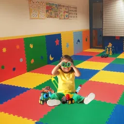 De Jure Fitness Puzzle Exercise Mat, EVA Foam, Interlocking Tiles, Kids Play Mat, Protective Flooring for Home Gym Equipment, Interlocking Foam Mat for Gym, School (Set of 12, Yellow) image 1