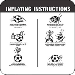 MS 10 Hand Stiched Euro Football 2025 for All Age Groups | 1 Football, 1 Pump | (Size:- 5) (Pack of 1) (White) image 4