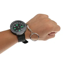 ELBME® Wristwatch Belt Watch Strap Compass Derection for Climbing Hiking Camping image 4