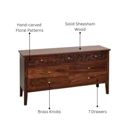 FROM SHEKHAWATI Anasuya Sheesham Wood Dresser image 3