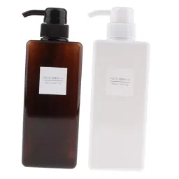 Jazzy Pearls® 2pcs 650ml Foaming Soap Dispenser Cosmetic Containers Bottles Brown/White|Home & Garden | Bath | Soap Dishes & Dispensers image 2