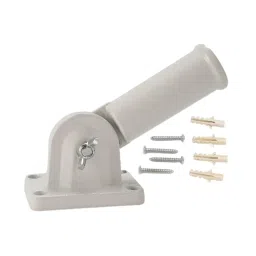 MERISHOPP Flag Pole Holder AluminumMarkPole Mounting Bracket for Outside Porch House image 3