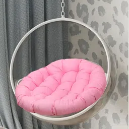 THE STYLE SUTRA Hammock Chair Cushion Comfortable Swing Chair Pad for Kitchen Balcony Pink image 4