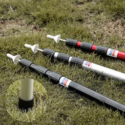 BNF®Telescoping Tarp Poles Tarp Fall Camping Hiking Shelter Hammock Shade red|Sporting Goods | Outdoor Sports | Camping & Hiking |1 Piece Tent Poles image 1