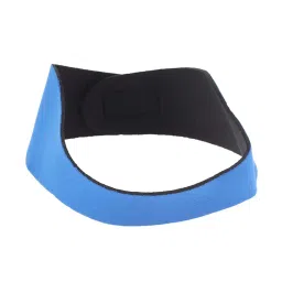 Ubervia Sports Headband 1PCS Swimming Headband Waterproof Ear Headband Adjustable Ear Protector Headband Cloth Bath Headband for Adult Kids Swimming Size M (Dark Blue) Kids Ear Buds image 1