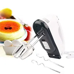 CIATO 260W Electric Hand Mixer With 7 Speed Control For Egg Beater Whipping Cream Cake Baking Stainless Steel Beaters And Dough Hooks Kitchen Handheld Blender Electric Food Beater Whisk Machine image 3