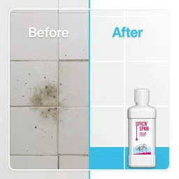 Modicare Spic ?n? Span Tile Cleaner ? Non-Acidic Spray for Bathroom Wall & Floor Tiles ? Hard Water stain remover ? 250ml image 4