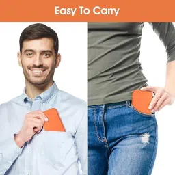 ONICORN Portable Folding Makeup Mirror – Ultra-Thin & Lightweight Travel Mirror | Compact 10.5 x 7 cm for Pocket, Purse, Camping, Home & Office (Green, Pack of 1) image 3