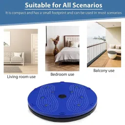 Ab Exerciser,Gym - Multipurpose Fitness Equipment for Men and Women Tummy Twister AB Exercise Acupressure Fat Burning Weight Loss Machine (Red) image 4