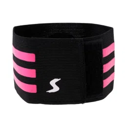 STYLEHEAVEN Football Soccer Sports Arm Adjustable Bands Captain Armband #2 Black image 3