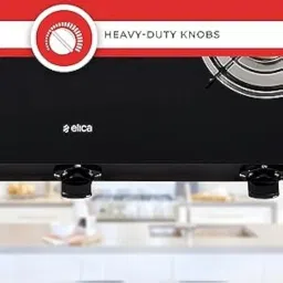 Elica Vetro Glass Top 3 Burner Open Gas Stove With 1 Jumbo Burner (Tempered Glass, Ct Vetro 370 J) image 4