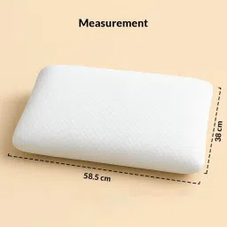 Boko Earth Memory Foam Pillow with 1 Waterproof Pillow Cover | Orthopedic Neck & Shoulder Support | Ergonomic Design for Pain Relief | Soft, Breathable & Durable Standard Size (Bluish White) image 2