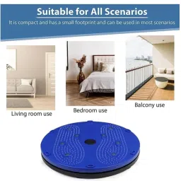 Waist Twisting Exercise Disc with pressure points non-slip surface image 2