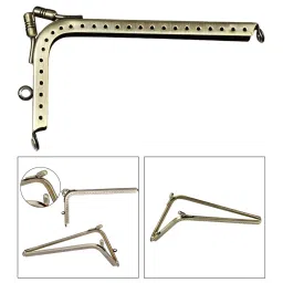 MERISHOPP 7 Shaped Metal Purse Frame Sturdy Retro Bag Sewing Kiss Lock Clasp Bag Frame 12.5cm|Crafts|Sewing|Foundations & Undergarments|Purse Handles, Frames & Feet image 2