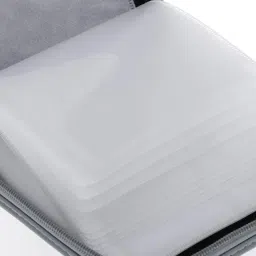 MERISHOPP®40 Disc CD Wallet DVD Case Storage Holder Bag Carry Protector PVC Black image 4