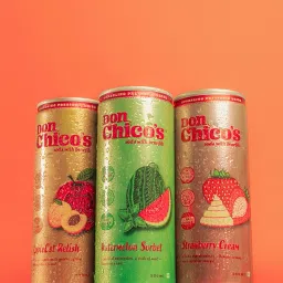 Don Chico’s Sparkling Prebiotic Soda | Premium Soft Drink with Natural Fruit Extracts | 250ml Can | No Added Sugar | Low Calorie | Plant Fibre Infused | Assorted Pack image 4