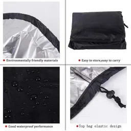 STYLEHEAVEN Folding Ladder Cover Portable Storage Bag for Step Ladder Outdoor Stepladder Black image 5