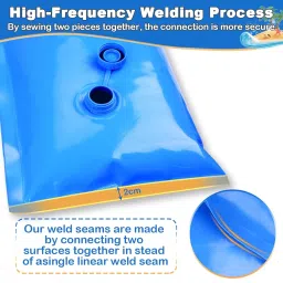 Fologtoo 0.7mm Thickened Corner Pool Water Tubes, 4 Pack 23.6”x11.8”Corner Winter Water Tube for Swimming Pool Covers, Pool Water Bags, Three-Layer Composite Material image 5