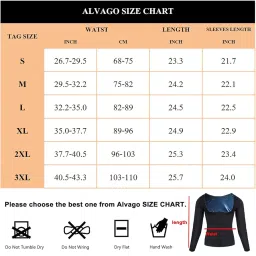 ALVAGO Sauna Suit for Women Sweat Jacket Waist Trainer Long Sleeve Sauna Shirt Body Shaper Workout Top Zipper image 5