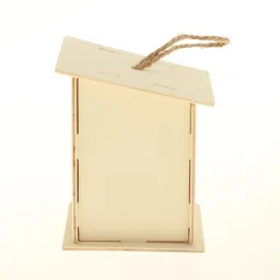 CALANDIS™ Unfinished Natural Wooden Bird House Hanging Birdhouse Window Decoration Style 3 | Yard, Garden & Outdoor Living | Bird & Wildlife Accessories | Birdhouses image 2