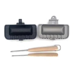 TRENDYNEST® Double Sided Sandwich Baking Pan Detachable Sandwich Maker for Lunch Muffins | Home & Garden image 2