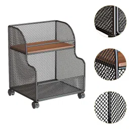 Under Desk Utility Shelf Iron Storage Rack Organizer for Home Office Kitchen| Storage Rack | Wall Mounted Rack | Kitchen Organizer image 4