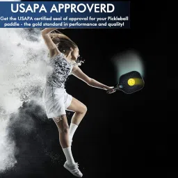 Xfopz Pickleball Paddles Set, Glass Fiber USAPA Approved Pickle Ball Paddle Indoor Outdoor Rackets Pickleballs Racquet Gifts image 2