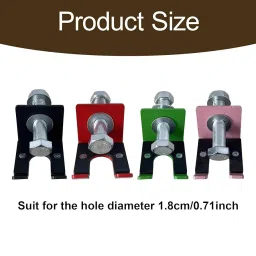 TRENDYNEST Barbell Holder for Squat Rack for Power Rack Home Gym Accessory Storage Rack Red | Fitness Running & Yoga | Strength Training | Weight Storage image 2