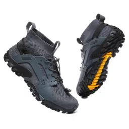 loom tree Water Shoes Sneakers Lightweight Hiking Shoes for Outdoor Trekking Casual 41Yard Grey image 5