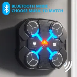 Vmxlso Music Boxing Machine Kids, Smart Music Boxing Machine with Boxing Gloves, Bluetooth Musical Boxing Machine, 3-Level Speed, USB Charging, Boxing Machine Wall Mounted for Children Home Exercises image 3