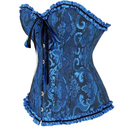 3nh 1 Pc Shapewear Underbust Corset for Women | Slimming Belt | TrainerShaper Blue image 1