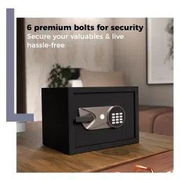 Lifelong Locker For Home&Office 34L-Digital Safe Locker For Security With 5Mm Sturdy Metal Door Handle&Premium Electronic Keypad-Safety For Jewellery,Money&Other Valuables-Tijori Box,Multicolor image 3