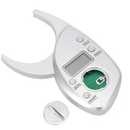 Body Fat Caliper, Portable Skin Fat Caliper, Digital Display High Accuracy Battery Powered Body Fat Measurement for Men and Women image 2