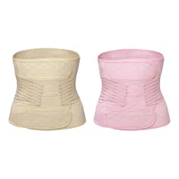 club bollywood CLUB BOLLYWOOD®Abdominal Binder Shaper Postpartum Tummy Tuck Belt for Navel Waist Pink|Clothing, Shoes & Accessories | Womens Clothing |1 Postpartum Belly Band image 2