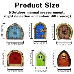 Fairy Garden Accessories Outdoor, Wonderland Like Decoration Fairy, 7 Garden Houses for Outside, Acrylic Fairy Accessories, 10cm x 5cm image 1