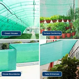Green Net for Garden | Size (1.5 x 30 Meter) (5x100 Ft), Balcony, Shade, and Agro Use, Greenhouse UV Stabilized Plant Netting Multipurpose image 2
