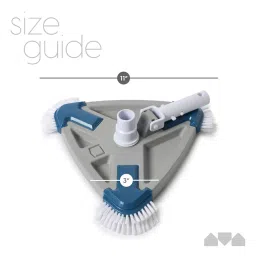 Milliard Deluxe Pool Vacuum Head/Weighted Triangle Shape/for Inground and Above Ground Swimming Pools image 2