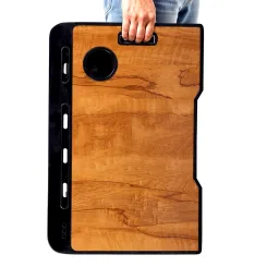 Shree Mahadeep Enterprise Study Table Bed Table Premium Laptop Table/Foldable and Portable Wooden/Writing Desk for Office/Home/School (Wood US Cotted) image 4