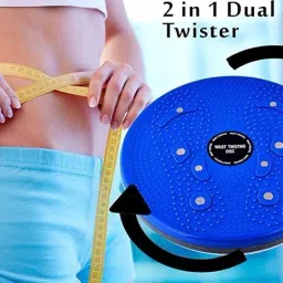 Ab Exerciser,Gym - Multipurpose Fitness Equipment for Men and Women Tummy Twister AB Exercise Acupressure Fat Burning Weight Loss Machine (Red) image 3