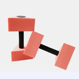 Enakshi® Aquatic Dumbbell High Buoyancy Aquatic Barbell Float Swim Training Equipment Red|Sporting Goods | Fitness Running & Yoga | Fitness Equipment & Gear | Aquatic Fitness Equipment image 2