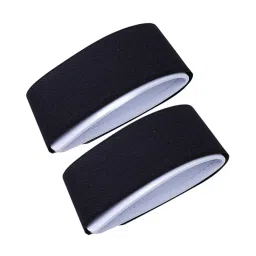 MERISHOPP 2x2 Pieces Ski Straps Adjustable Snowboard Carrier Strap for Carrying Ski Gear Black image 5