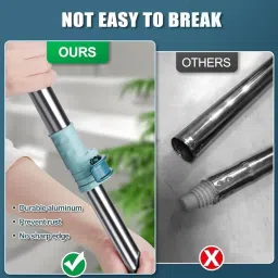 DNRA Multifunction Magic Broom,Silicone Floor Broom with Long Handle,Scraping Besom for Floor Bathroom Kitchen Shower Tile Pet Hair image 3